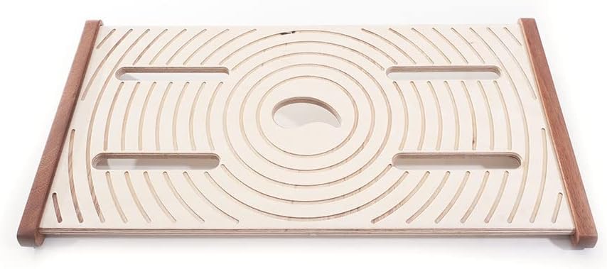 Ruach Imagine Series Pedalboard for Guitar Effects Pedals, Mahogany (Size 3)