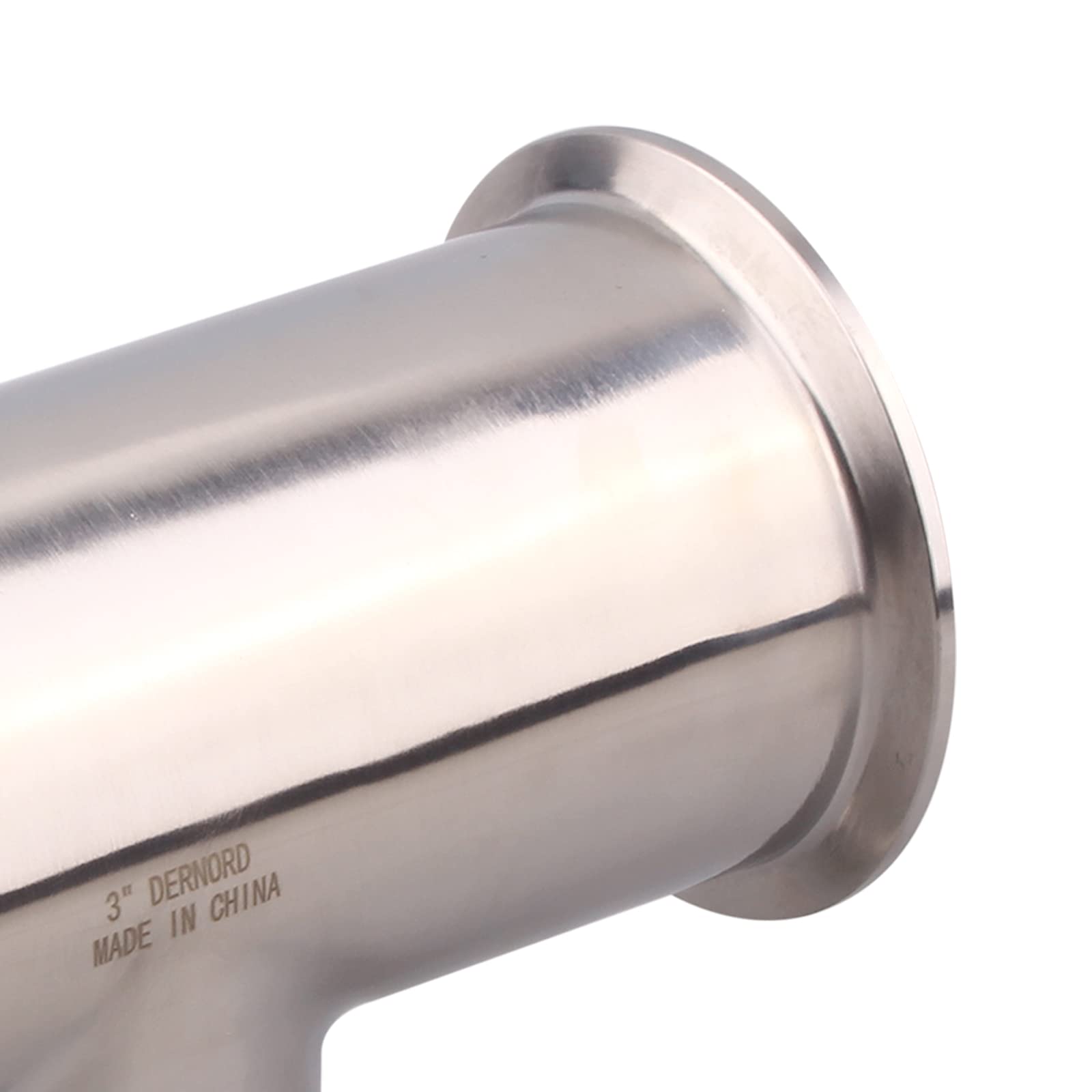 DERNORD Reducing Clamp Tee 3 Way Stainless Steel 304 DERNORD Reducing Clamp Tee 3 Way Stainless Steel 304