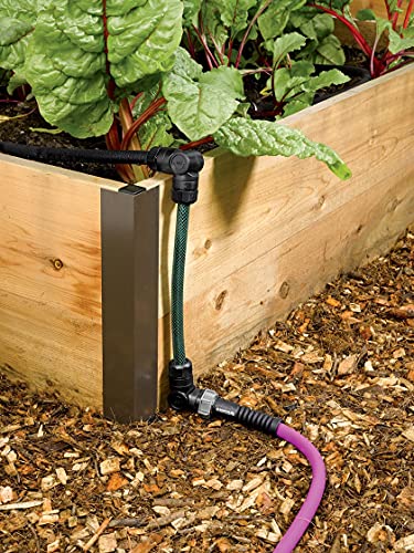 Gardeners Supply Company Snip-n-Drip Irrigation Kit | Outdoor Raised Garden Bed Sprinklers for Yard...