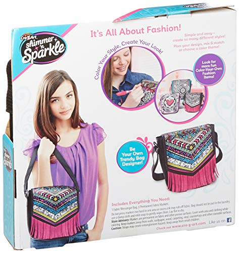 Cra-Z-Art Shimmer And Sparkle Color Craze Fringe Messenger Bag #TOP1