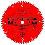 Freud LU85R009 9-Inch 72 Tooth ATB Ultimate Cut-Off Saw Blade with 5/8-Inch Arbor and PermaShield Coating