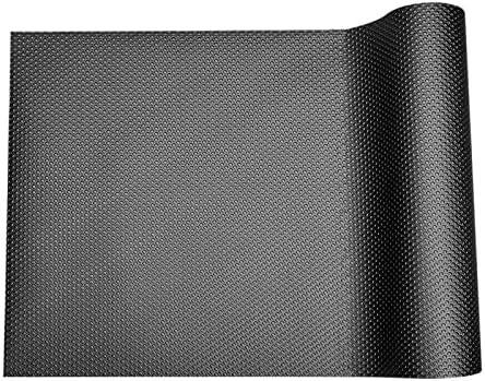 Duedusto Bearded Dragon Tank Accessories, Reptile Terrarium Liner Substrate for Leopard Gecko, Snake, Lizard and Tortoise, Non-Adhesive Reptile Carpet Bedding for Reptile Tank, Black