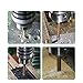 XiBany 6/1Pcs Twist Drill Bits Set 3-8mm Serrated Grooving Cutting Tap Spiral Saw Wood Metal Plastic Hole Saw Drill Tools (Color : 6pcs, Size : Round)