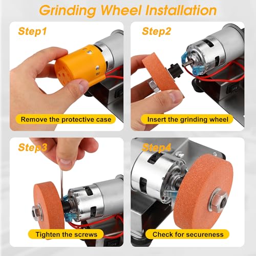 Mornajina 15° Mini Belt Sander for Knife Making