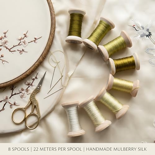 Image of Natural 100% Mulberry Handmade Embroidery Silk Thread Silk Floss (72)