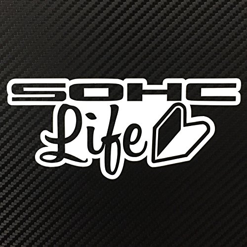 SOHC Life VTEC JDM Style Decal Sticker Custom Die-Cut Vinyl Turbo Lowered Hella Drift Illest Import