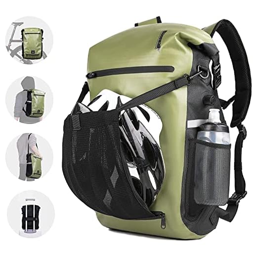 Can you carry messenger bag on a bike Rhinowalk Waterproof Bike Pannier Bag