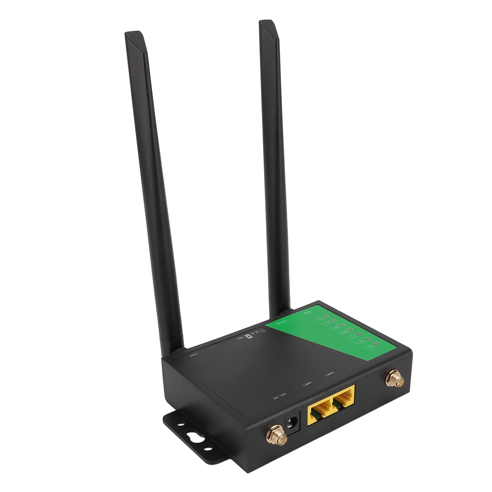 Luocute Odblokowany Router 4G LTE WiFi, Modem Bezprzewodowy 300 Mb/S z Gniazdem Karty SIM i 4 Antenami do Obsługi urządzeń Laptop Tablet Tablet 32 (wtyczka UE)