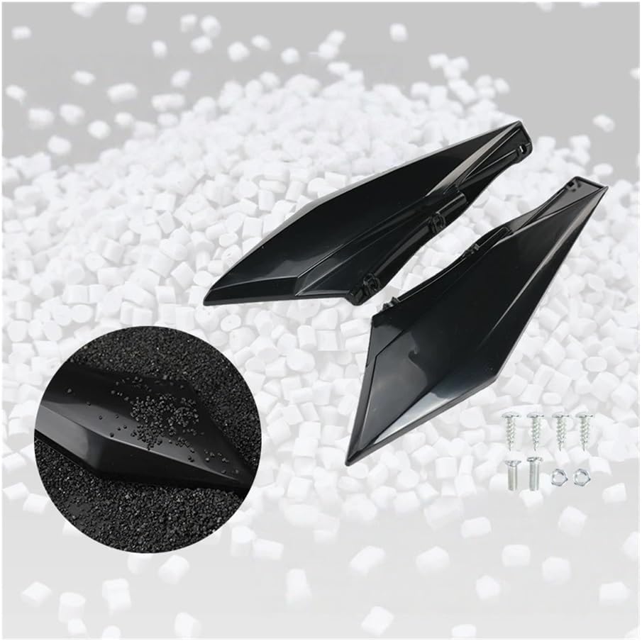 Motorbike Splash Mudguard Side Mudguard Second-Generation Longer Rear Mudguards Black for Light Bee X/S for eRide Pro SS 3.0 Electric Bike