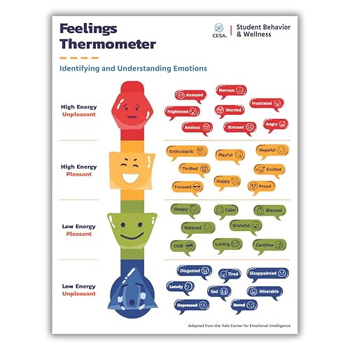 CESA 6 Primary Feelings Thermometer Feelings Tools for Identifying &