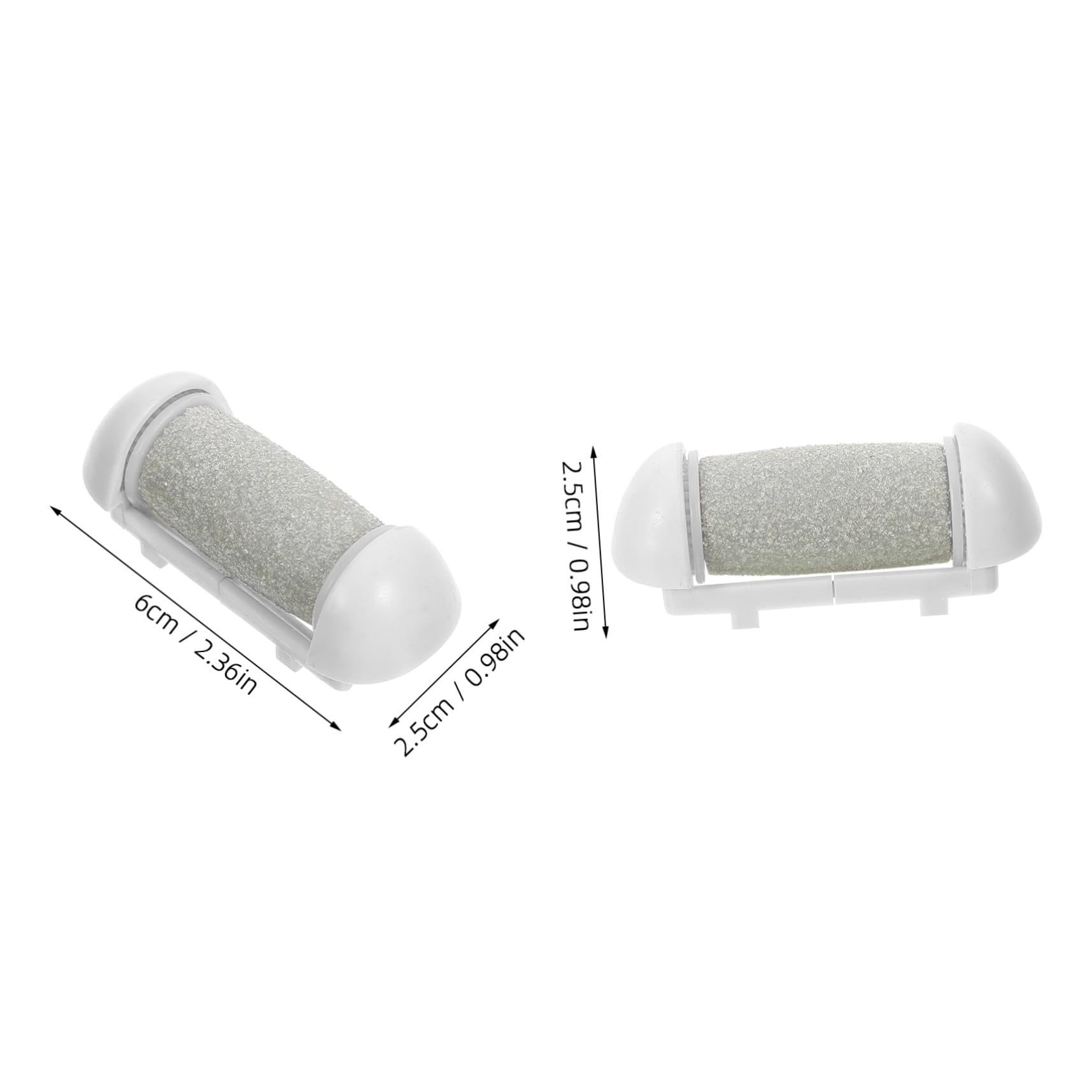 minkissy 25 Uds Molinillo De Pie Eléctrico Accesorios Herramienta Andador Suministros De Pedicura Suministros De Limpieza De Pies Cabezales De Rodillo Para Lima De Pies Rodillos