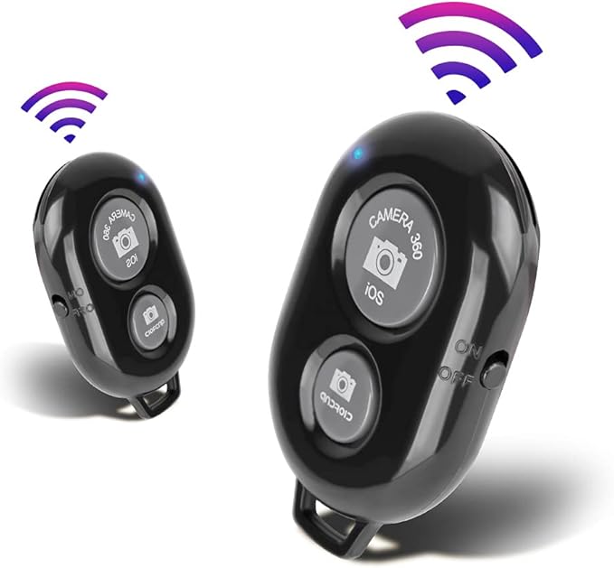 2 Pack Wireless Camera Remote Control Wireless Remote for iPhone
