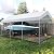 FORALEBEN Upgraded Carport Replacement Canopy Cover for 10’ x 20‘ Car Tent Top Garage Shelter Cover Tarp with Ball Bungees (Only Top Cover, Frame Not Include) White