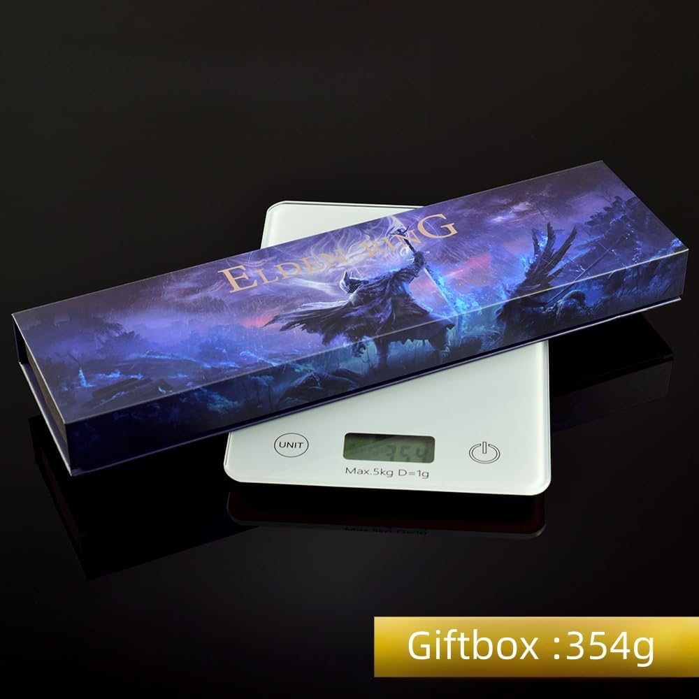 Superbuybox Game Elden Ring DLC Nightreign 12''30cm Dragon King's Cragblade Giftbox Martial Arts Game Collection Gift Desk Decor w/Display Stand - Image 3