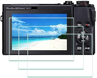 ULBTER Screen Protector for Canon G7 X Mark II G9X Mark II / G9 X / G7X Mark II / G7 X / G5X II /G5X Camera, 9H Hardness Tempered Glass [3Pack]
