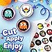30 x Edible Cupcake Toppers – Retro Arcade Game Themed Collection of Edible Cake Decorations