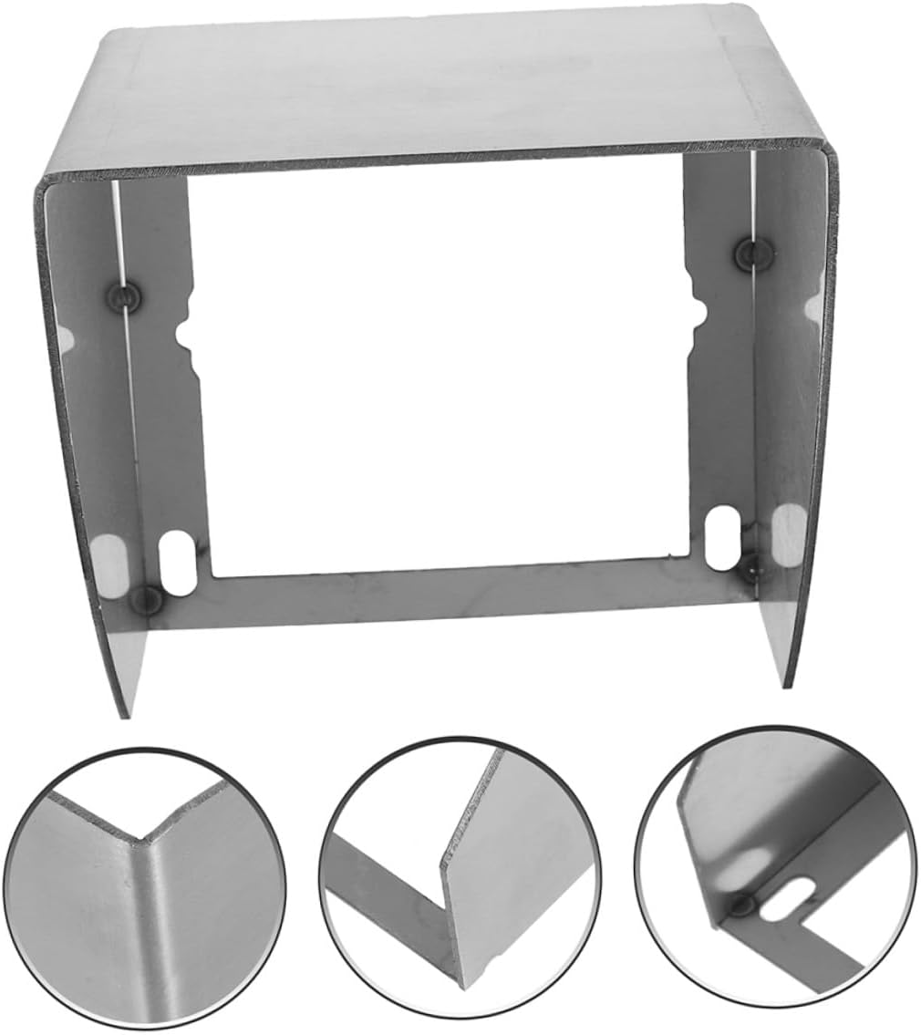 2pc Stainless Steel Wall Socket Box Cover Waterproof Outdoor Electrical Outlet Protective Switch Guard Weatherproof for Exterior Use