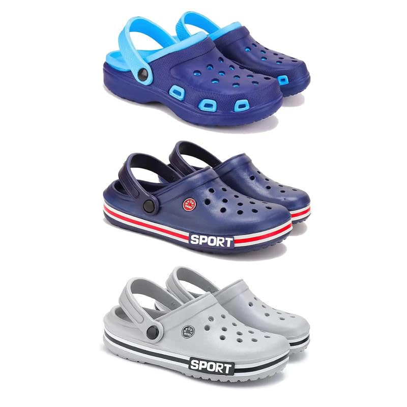 Lightweight Classic Clogs || Sandals with Slider for Men-Combo(3)-3019-3015-3014-6-image-13