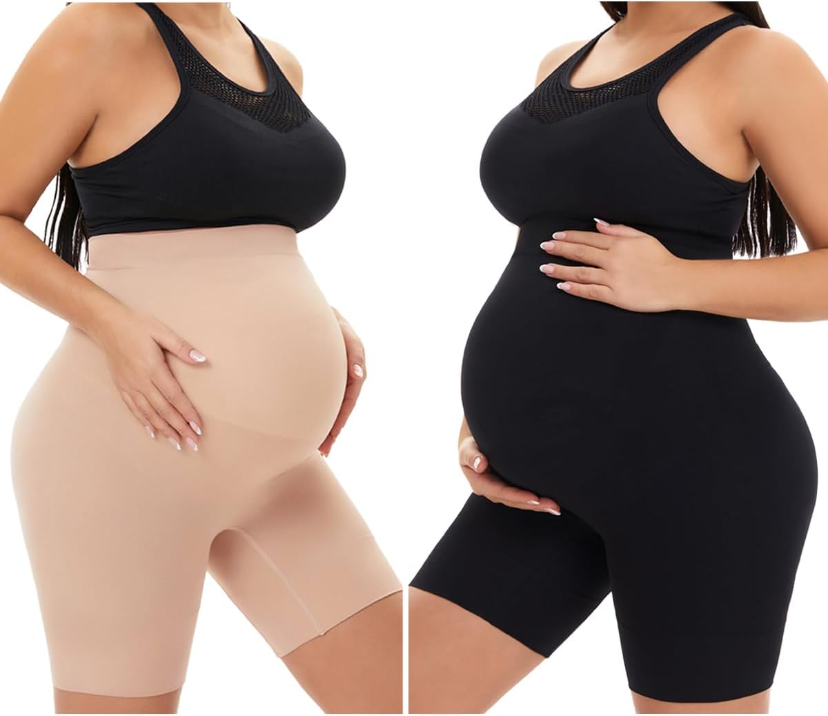 KUNINDOMESeamless Maternity Shapewear, Prevent Thigh Chaffing, Belly Support, S-XXXL