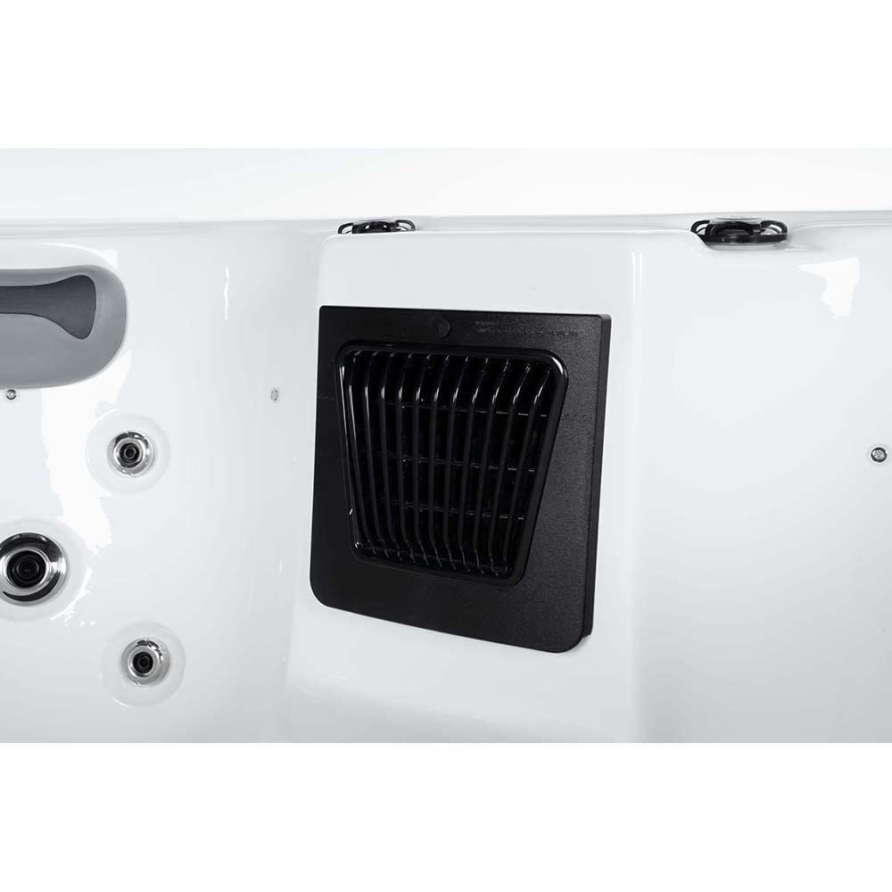 Home Deluxe - Outdoor Whirlpool - SEA Star Pure - Maße 180 x 160 x 79 cm - Inkl. Heizung, 19 Massagedüsen und 15 Lichtquellen I Außen Whirlpool Spa für 4 Personen