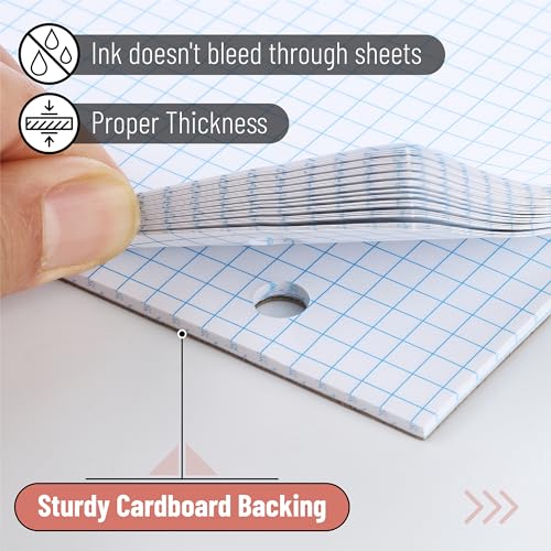 Mr. Pen- Graph Paper, 2 Pack of 55 Sheets, 8.5