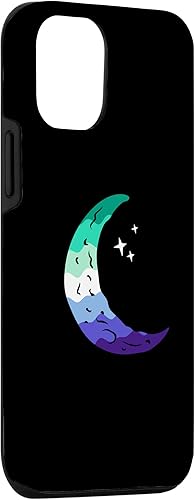 Vista 69 de Funda para iPhone 11 Pro Max Sutil MLM Pride Moon Phase Vintage LGBT Gay MLM Masculino