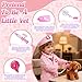 Girl Toys Doctor Kit for Toddlers 3-5 with Plush Dog, 39 PCS Kids Vet Play Set with Heartbeat Sound Stethoscope & Dress Up Toddler Doctor Costume & Hat, Pretend Play Pet Vet Toy for Girls Gifts