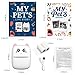 Bluetooth Mini Pet Photo Printer with Diary Book – Portable Thermal Sticker Printer for Smartphone – Includes 3 Rolls & “My Pet's Life Story” by Sean Doherty a Lifelong Animal Lover (Especially Dogs)