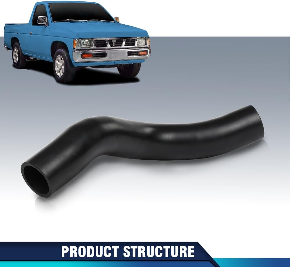PIT66 Fuel Hose Filler Neck Tube Compatible with Nissan Hardbody Pickup D21 1986-1997 1722801G01, 17228-01G01 Black