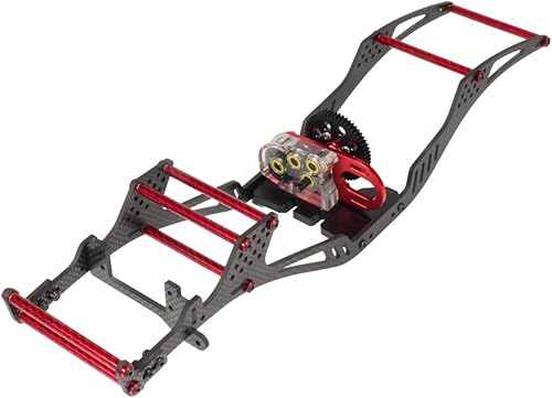 Miniatura 8 de Caja de cambios CNC 2Low Transmisión media con engranaje de sobremarcha para LCG 110 RC Crawler Axial SCX10 II III 90046 Capra TRX4 Pieza de