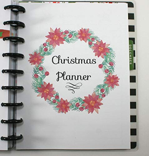 Christmas Planner Extension Pack For 9-Disc Classic Happy Planner, Christmas Organizer, Christmas Planner Insert, Happy Planner Inserts #TOP8