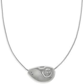 Chunky Gold Silver Pendant Necklace for Women, Trendy Charm Choker Thick Adjustable Hammered Hollow Long Chain Necklaces Prom Holiday Fashion Jewelry Gift