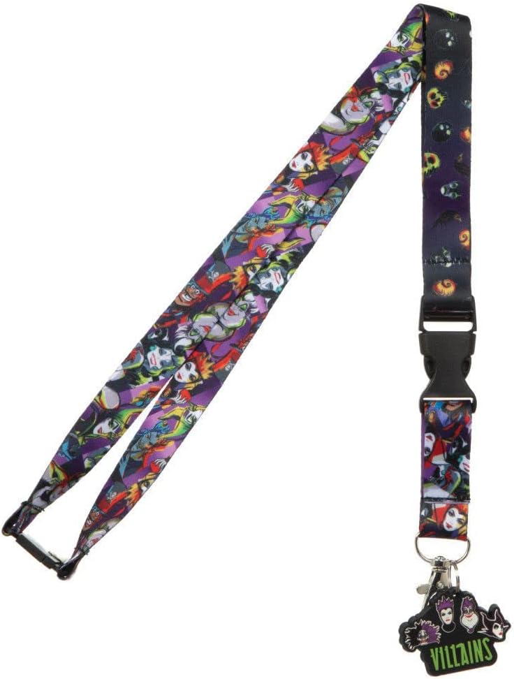 Bioworld Disney Villains Character Lanyard and ID Holder