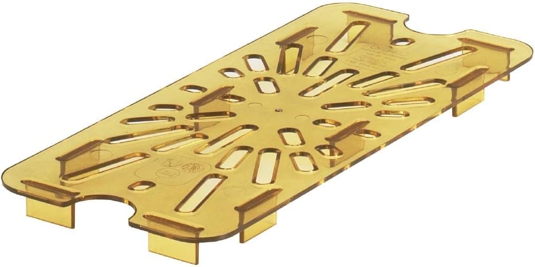 Cambro 30HPD150 Amber Drain Shelf for 1/3 Size H-Pan