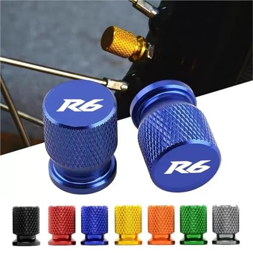Capuchon de valve YZF R6 en alu gris premium pour roue de moto - 2
