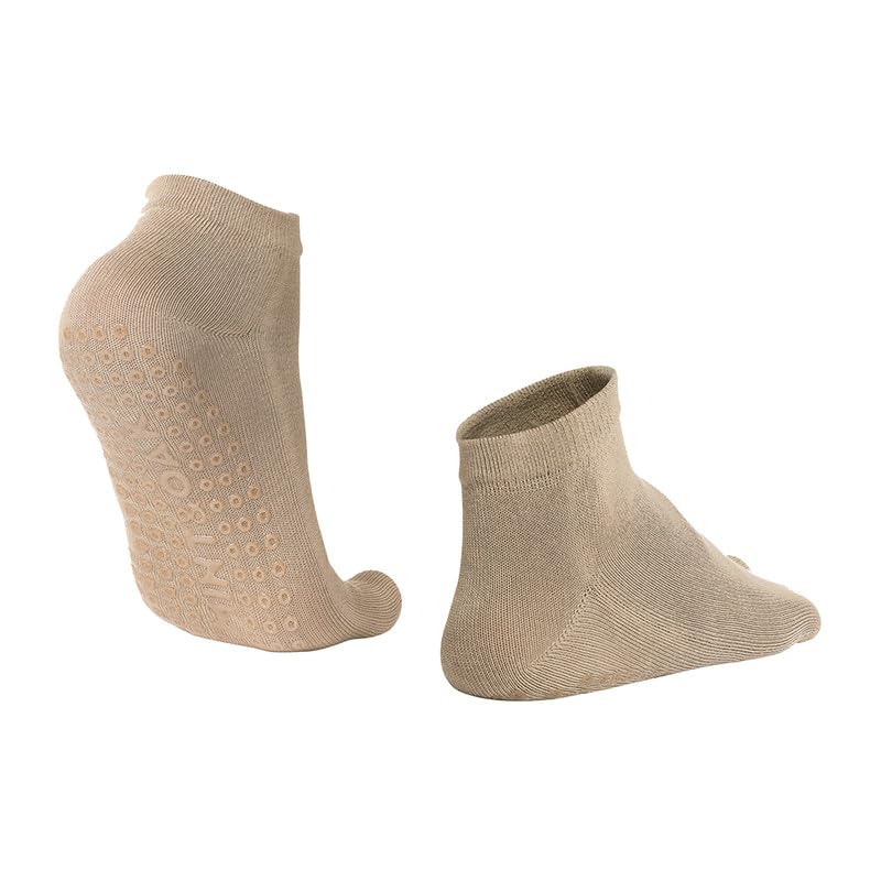 Image of Mint & Oak Unisex Two-Toe Grip Socks Anti-Slip Socks for Yoga, Pilates, Home & Elderly Use | Non-Skid Sole for Fall Prevention | Breathable & Stretch Fit