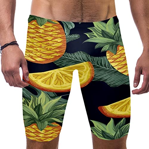 Traje de baño DAPHL para hombre de secado rápido con estampado de frutas tropicales