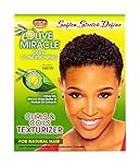 African Pride Olive Miracle Curls & Coils Texturizer-1 Kit