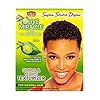 African Pride Olive Miracle Curls & Coils Texturizer – Contains Aloe Vera, Castor Oil & Biotin to Condition & Define Hair, Protect, 1 Kit