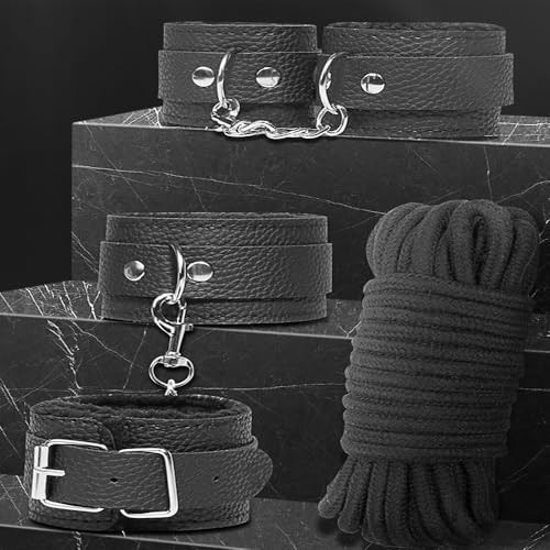 Juego de rol para parejas cómodo que elimina la rutina diaria set negro 4