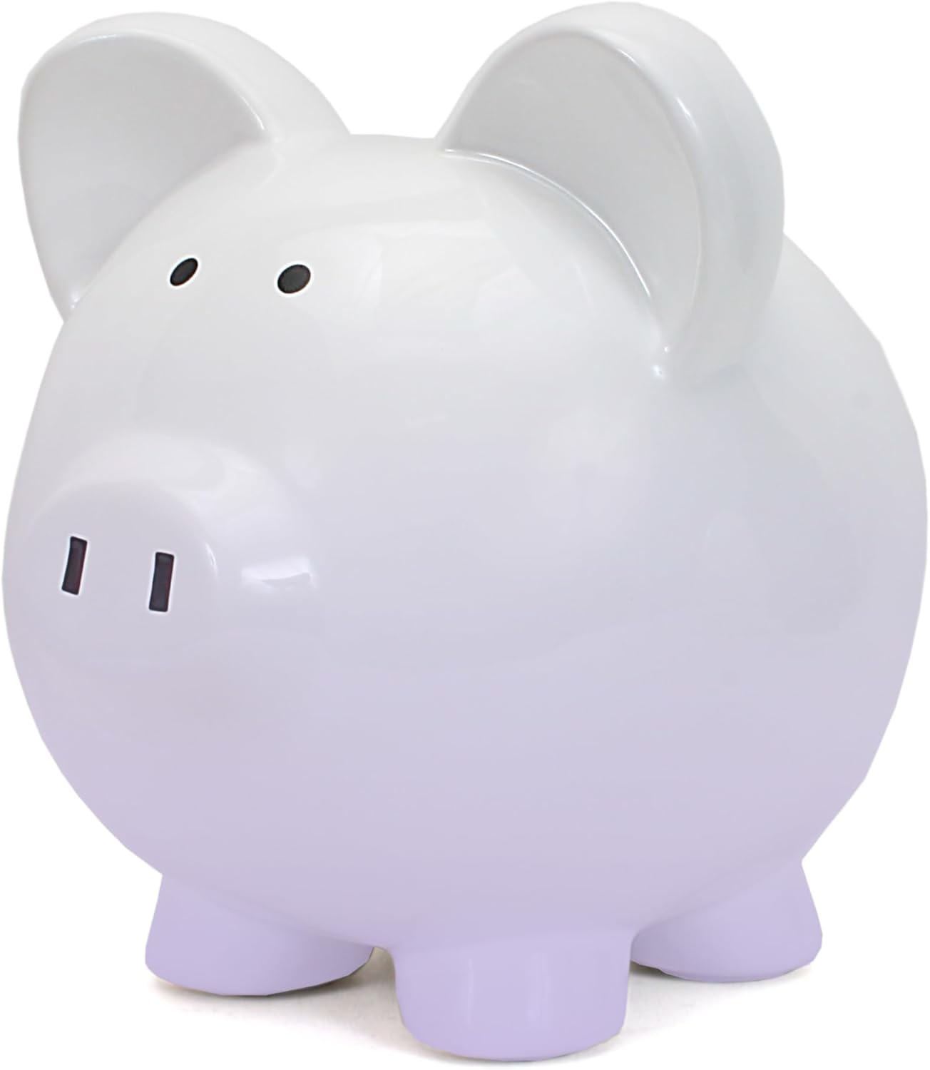 Child to Cherish Ombre Ceramic Piggy Bank, Purple