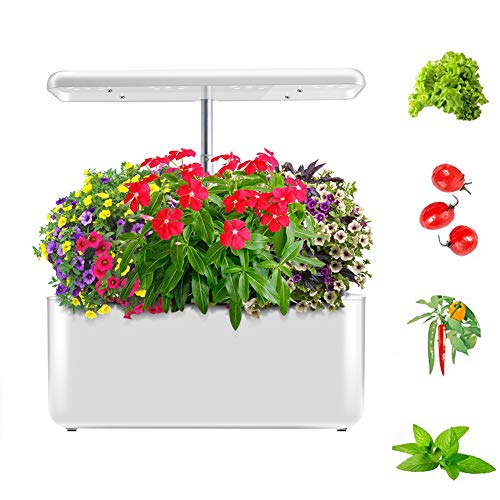 FDYD Kit de Interior de la Hierba del jardín, jardín hidropónico, iluminación LED del Temporizador automático automático, en el hogar Inteligente Jardín Hierbas Frescas y Verduras Planter