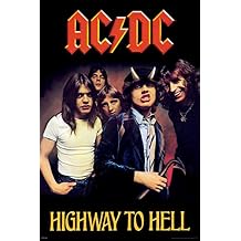 Pyramid America AC/DC Highway To Hell Album Cover Rock Band Music Classic Retro Vintage Cool Wall Decor Art Print Poster 24x36