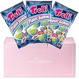 Trolli Planet Gummies Pack of 3 - Sour Filled Fruit Gum in a PINKRISTMAS Gift Box