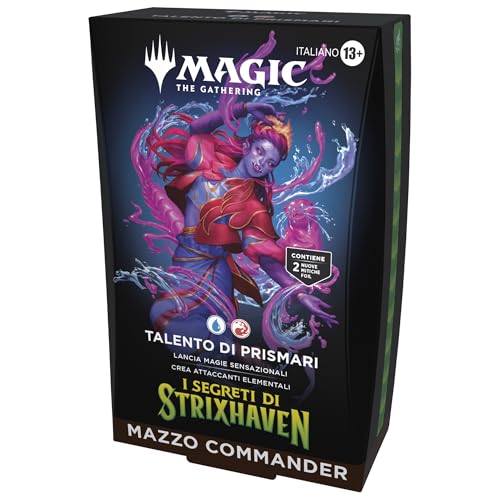 Mazzo Commander Magic: The Gathering I Segreti di Strixhaven - Talento di Prismari (Versione Italiana)