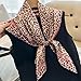 IZUS Women Fashion Leopard-Head-Scarf 35 inch-Large-Square Hair-Scarves Silk-Satin-Like Neck-Bandana Sleeping-Head-Wraps