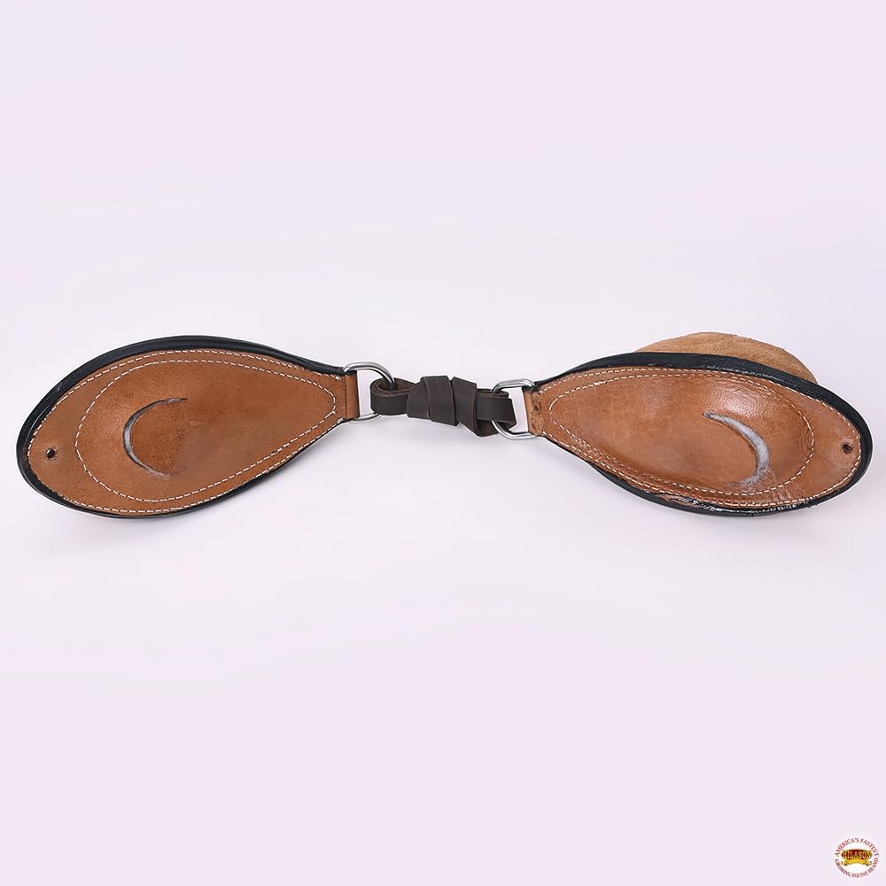 HILASON Horse Bucking Rolls Buck Roll Saddle Rodeo Roping Ranch Ride Tan