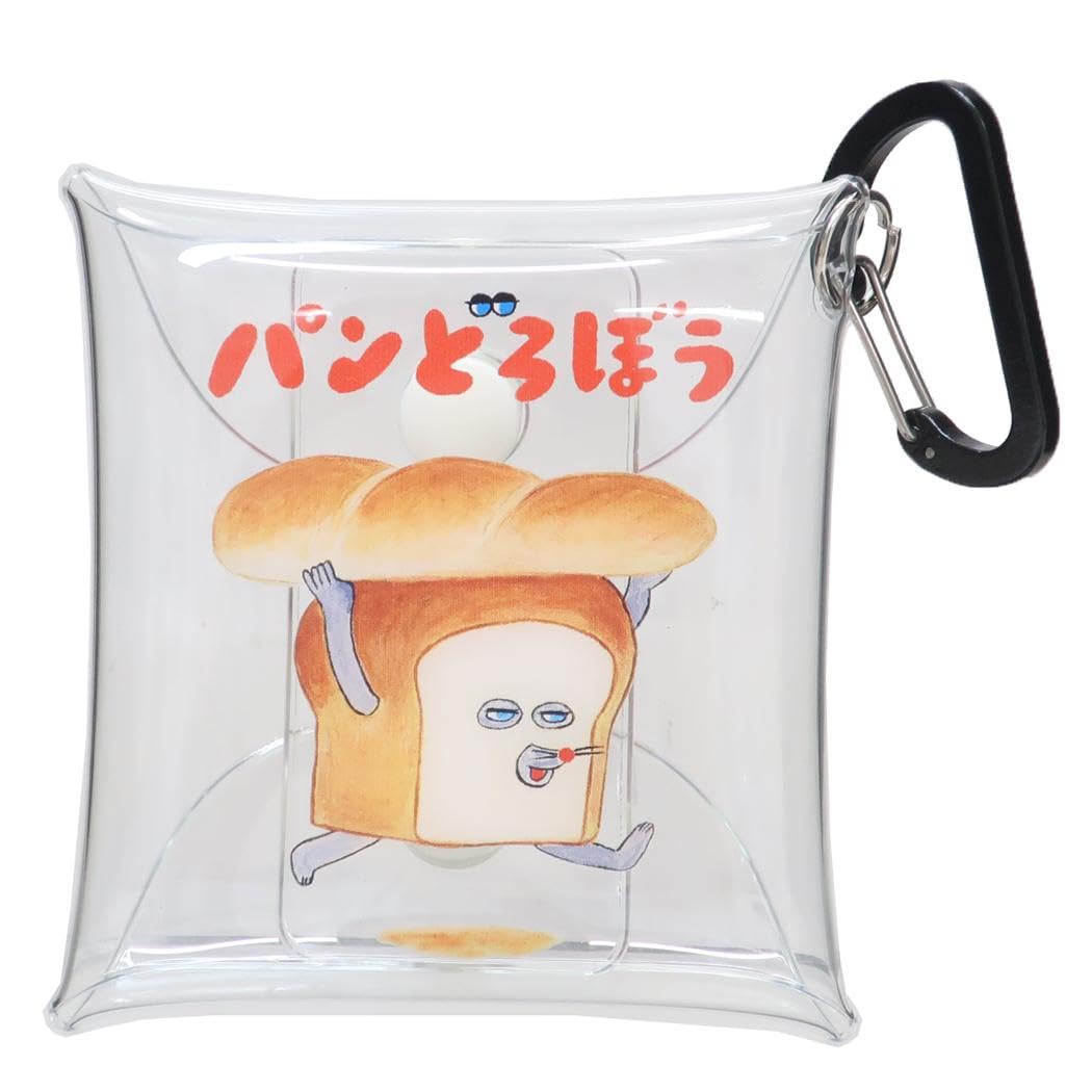 Amazon｜パンどろぼう クリアマルチケースSS メインアート｜パン・パイ