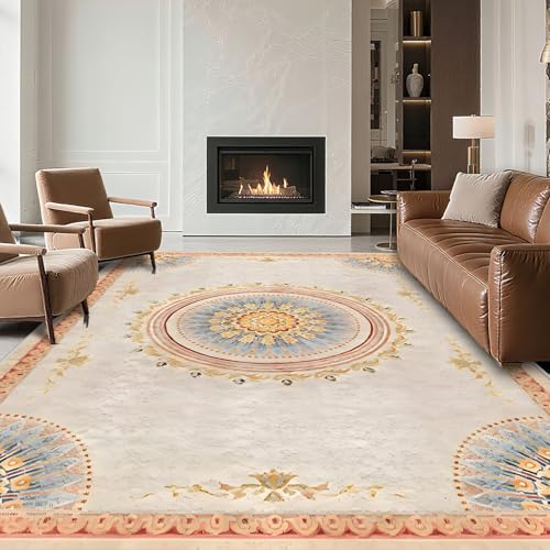 Tapis de sol salon 140x200 antidérapant et lavable