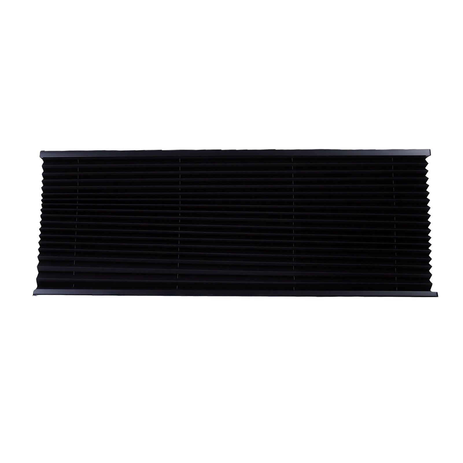 Parasol Arrugado para RV, Protector Solar Negro 38 X 24 Pulgadas, for Autocaravana